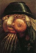 Vegetables in a Bowl or The Vegetable Gardener Giuseppe Arcimboldo